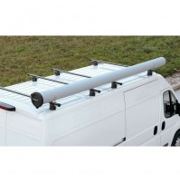 T400, NORDRIVE Kargo-Tube, 3 staffe - 405 cm PER TRASPORTO TUBI-CAVI-PROFILI