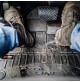 TAPPETI AUTO IN PVC A VASCHETTA 3D ANT+POST CON FIX ADAT.FORD RANGER ANNO 15-23