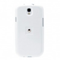 TETRAX, XCASE per SAMSUNG S4, BIANCA, custodia con magnete integrato 