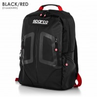 Zaino con schienale ergonomico Sparco serie STAGE, 15 litri,impermeabile rosso