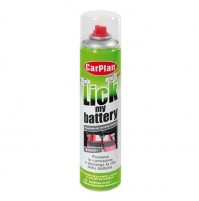 spray per morsetti batteria,Lick My Battery, 400ml,auto,moto,camion,ecc.